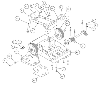 Section 03 Diagram and Parts List for MK-1610B 168611 MK Diamond Concrete Saw